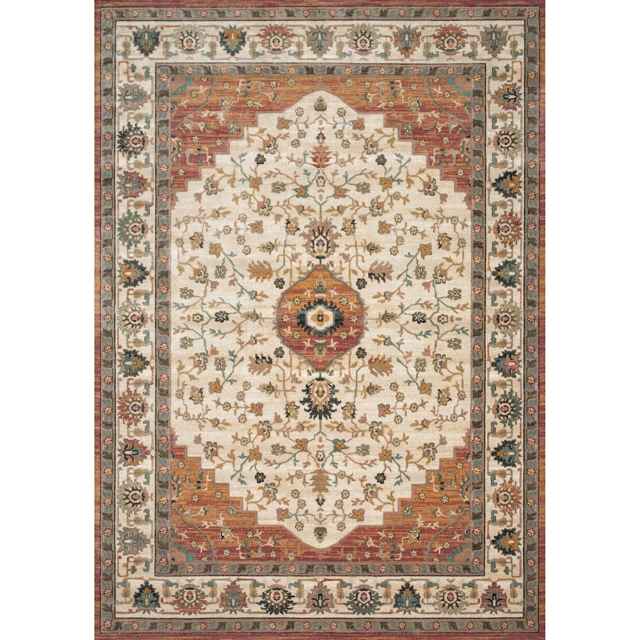 Magnolia Home by Joanna Gaines for Loloi Evie 1'-6" x 1'-6" Square Rug