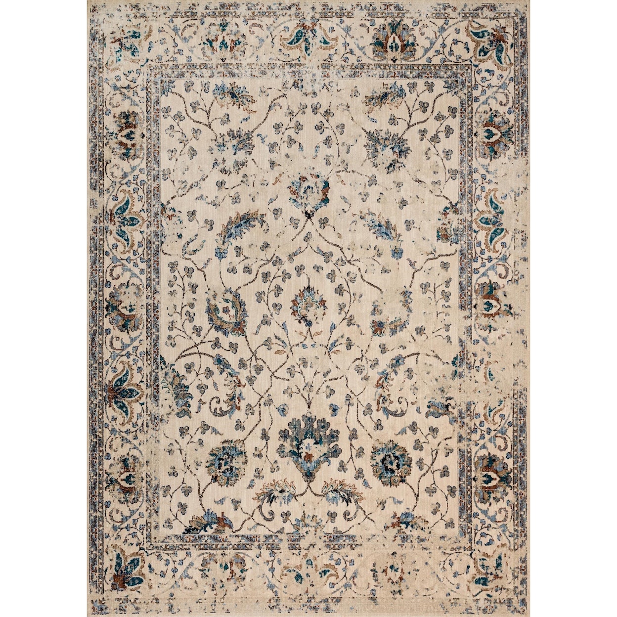Magnolia Home by Joanna Gaines for Loloi Kivi 5' 3" X 5' 3" Round Rug