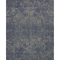 2' 6" X 7' 6" Machine-Made Blue Traditional Runner Rug