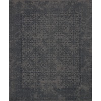 2' 3" x 3' 9" Machine-Made Charcoal Traditional Rectangle Rug