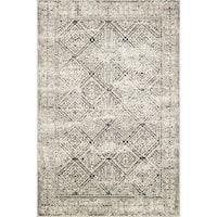 Ivory / Black 1'-6" X 1'-6" Square Rug