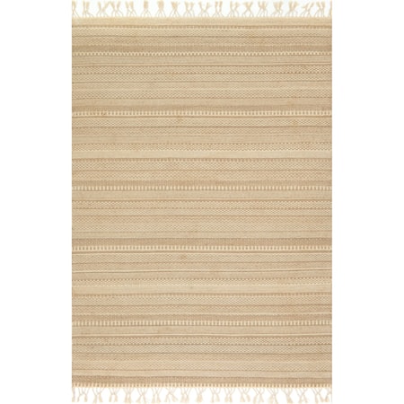 5' 0" x 7' 6" Hand-Made Straw Transitional Rectangle Rug