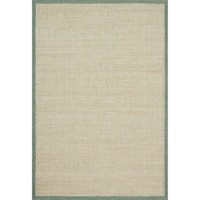 7' 9" x 9' 9" Hand-Made Aqua Traditional Rectangle Rug