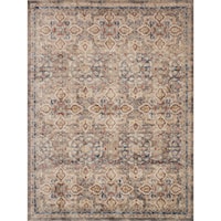 7' 10" x 10' 10" Machine-Made Taupe / Multi Traditional Rectangle Rug