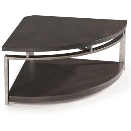 Pie-shaped Cocktail Table