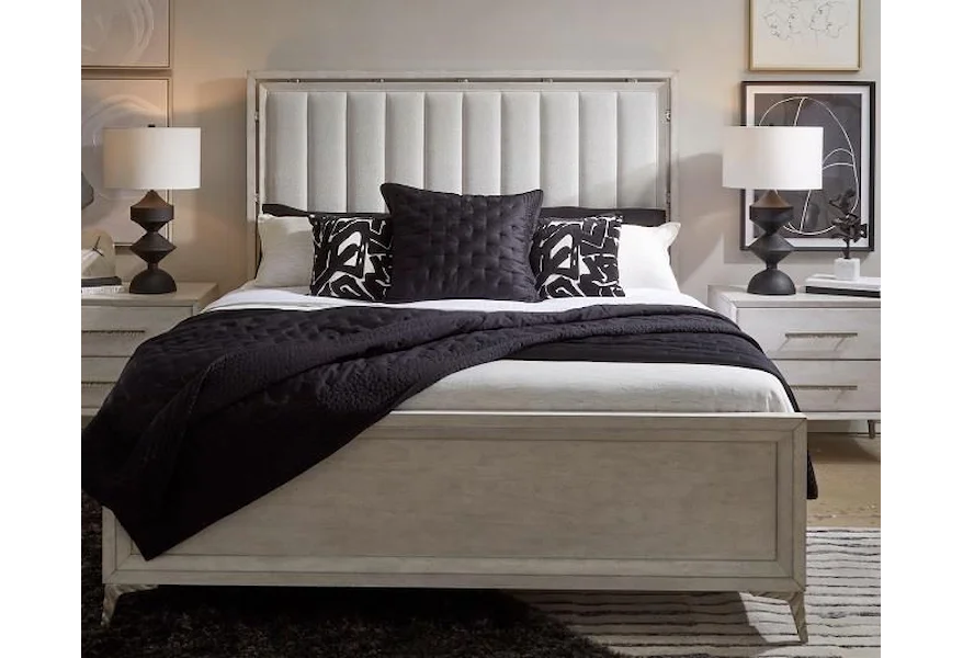 Arendal Arendal King Upholstered Bed by Magnussen Home at Morris Home