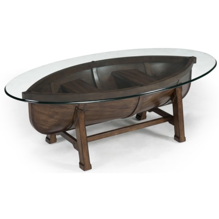 Oval Cocktail Table