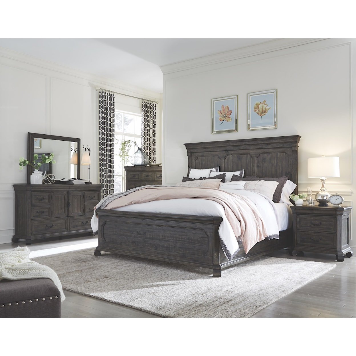 Magnussen Home Bellamy Bedroom 4 PC Bedroom Set