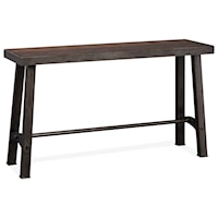 Industrial Rectangular Sofa Table