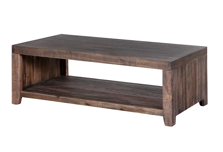 Caitlyn Rectangular Cocktail Table (w/casters) by Magnussen Home at Mueller Furniture