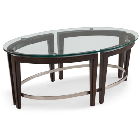 Oval Cocktail Table
