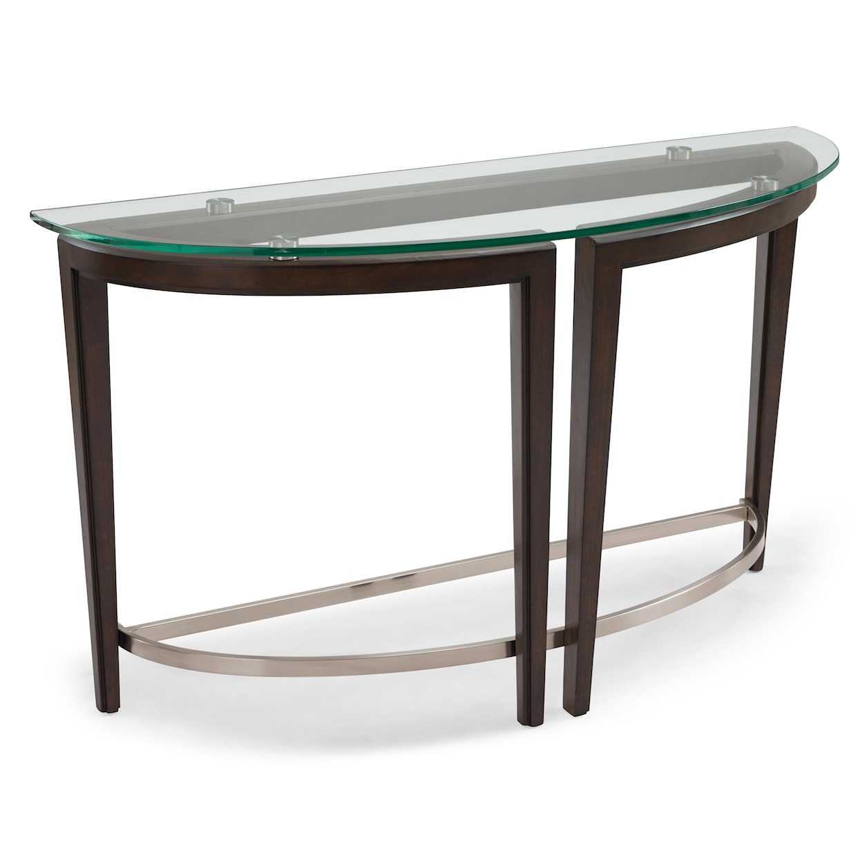 Magnussen Home Carmen Demilune Sofa Table