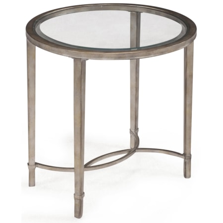 Oval End Table