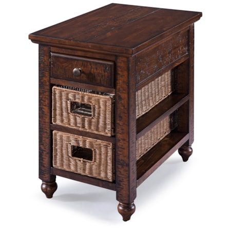 Rectangular Chair Side End Table