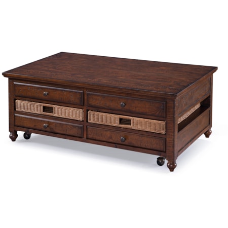 Rectangular Lift Top Cocktail Table