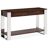Contemporary Sofa Table with 2 Drawers