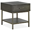Magnussen Home Fulton Occasional Tables Cocktail Table and End Table