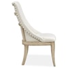 Magnussen Home Harlow Dining Upholstered Arm Chair