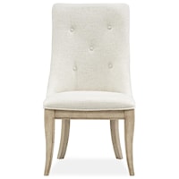 Dining Arm Chair w/Upholstered Seat & Back