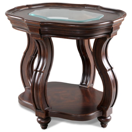 Oval End Table