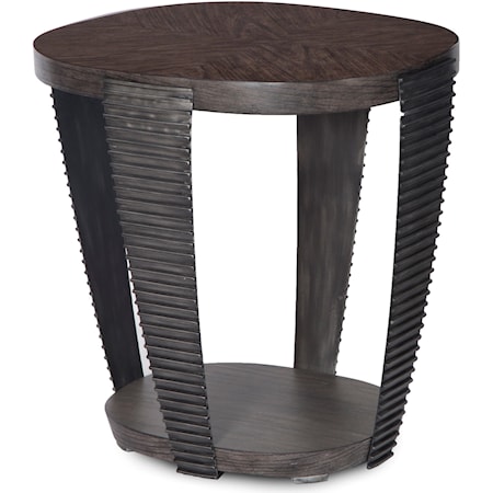 Oval End Table