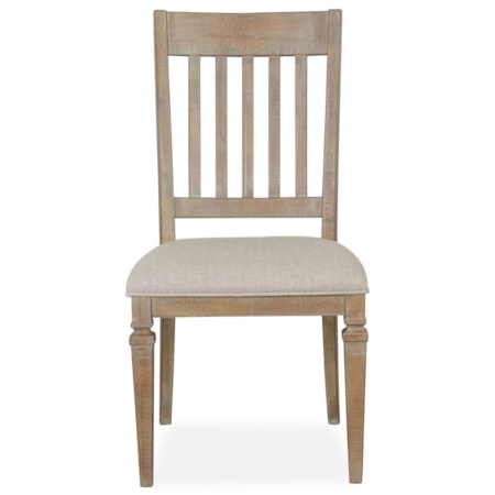 Slat Back Dining Side Chair