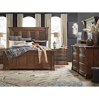 Dresser, Mirror and Complete 3 Pc King Bed