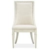 Magnussen Home Newport Dining Upholstered Arm Chair  