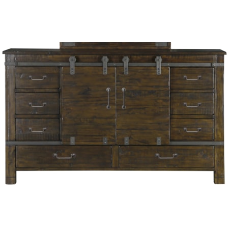 Sliding Door Dresser