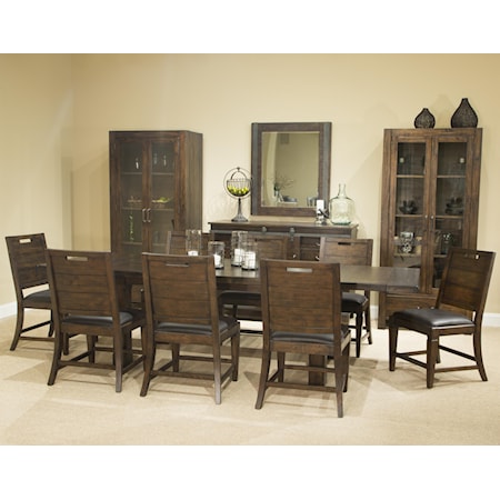 9 Piece Table and Chair Set
