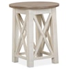 Magnussen Home Sedley Occasional Tables Round End Table