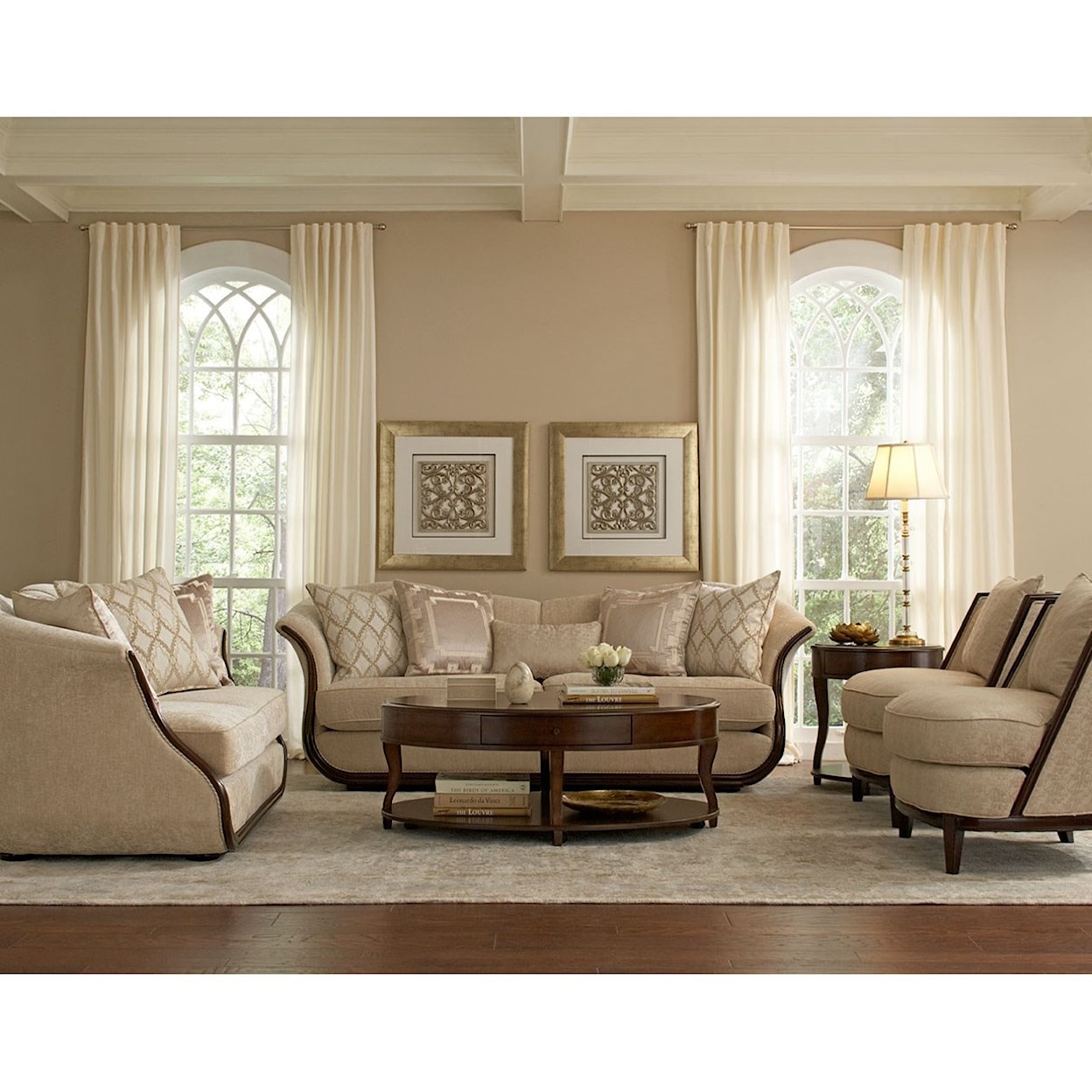 Magnussen Home Swan Loveseat