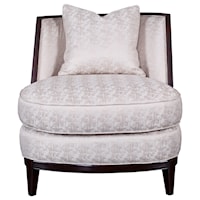 Accent Chair with Round Seat