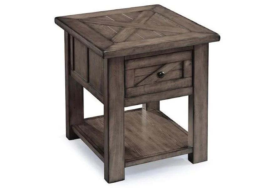 Frazier Rectangular End Table by Magnussen Home at Crowley Furniture & Mattress