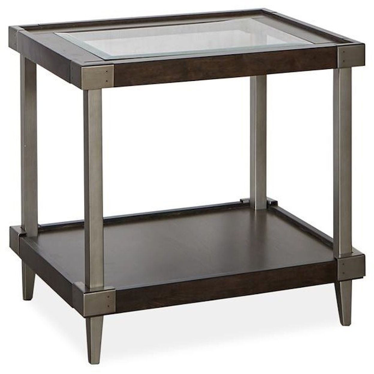 Magnussen Home Tamron Rectangular End Table