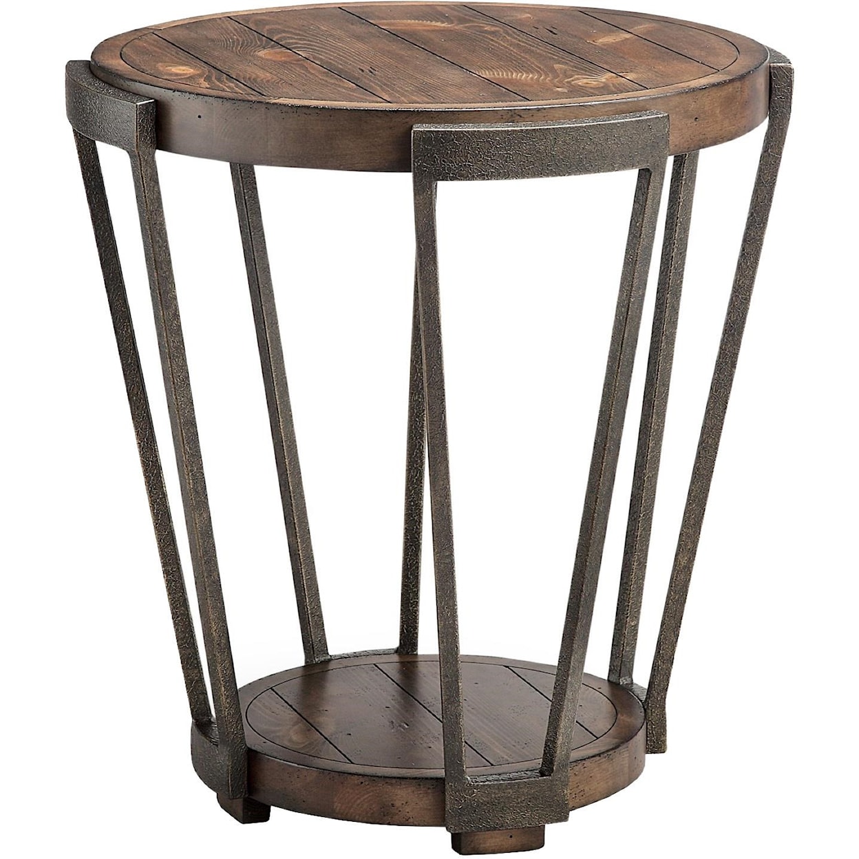 Magnussen Home Yukon Occasional Tables Round End Table