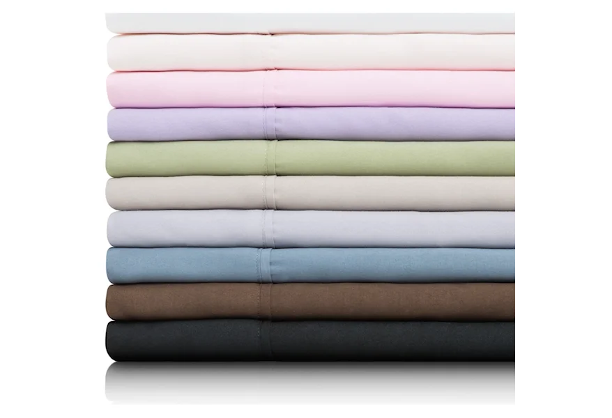 Brushed Microfiber Queen Woven™ Brushed Microfiber Sheet Set by Malouf at Miller Waldrop Furniture and Decor