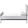 Malouf Clarke Metal Upholstered Bed, East King, Stone