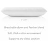 Malouf Cotton Encased Down King Cotton Encased Down Blend Pillow