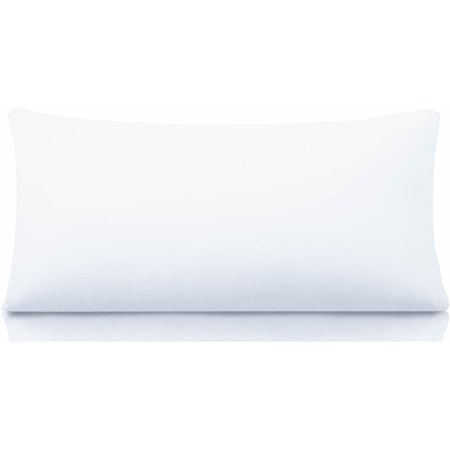 Queen Cotton Encased Down Blend Pillow