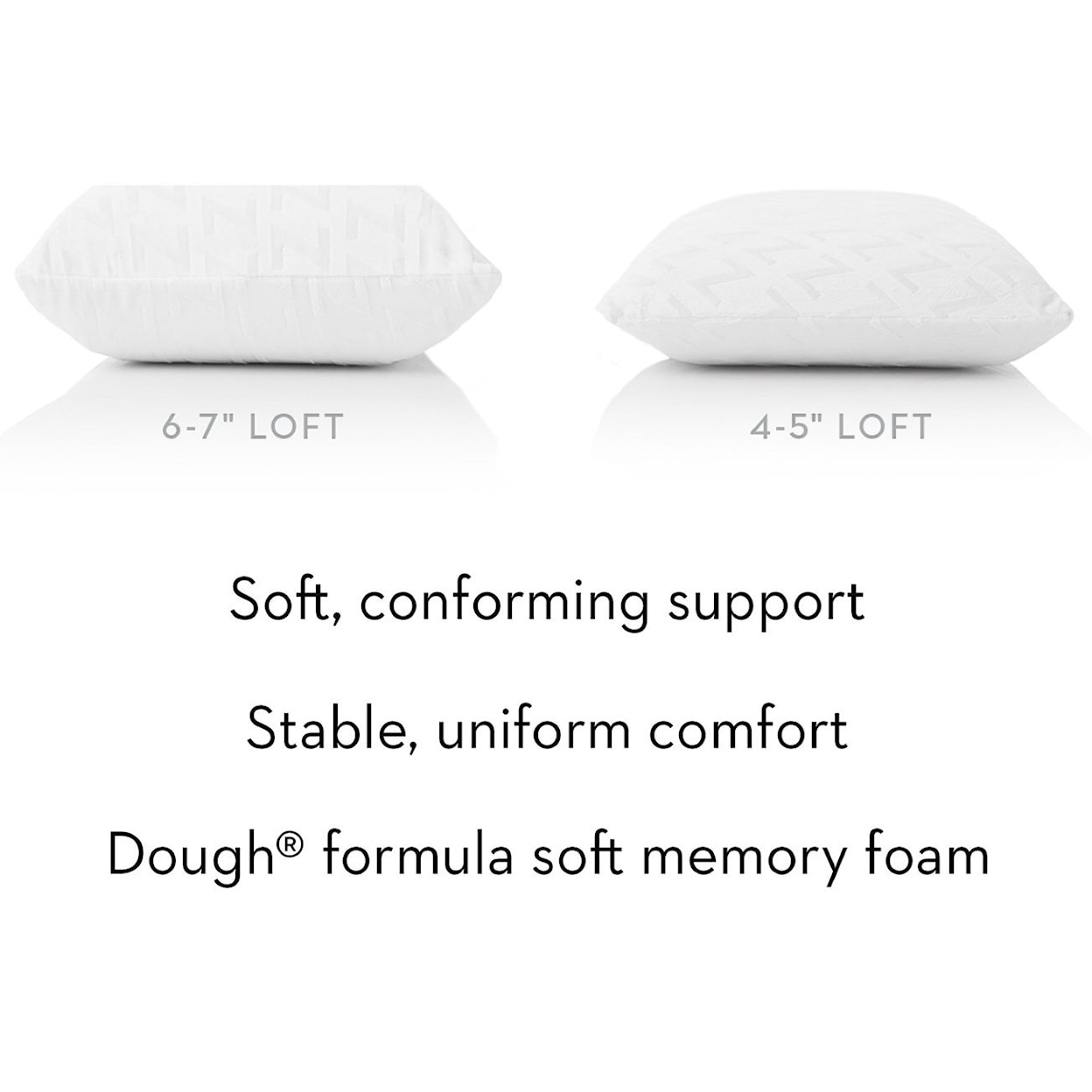 Malouf Dough King Dough High Loft Plush Pillow