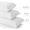 Malouf Dough King Dough Low Loft Firm Pillow