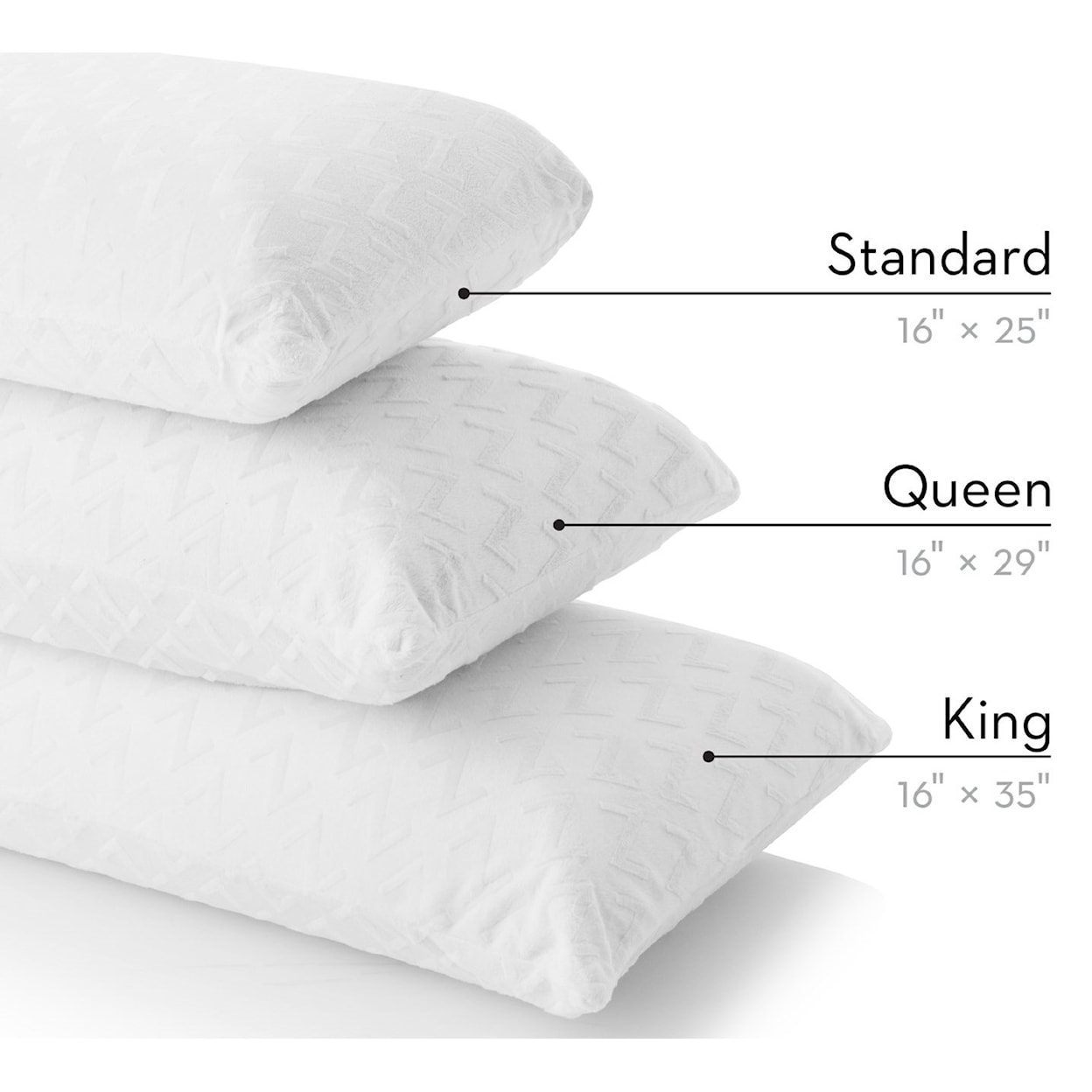 Malouf Dough King Dough Low Loft Plush Pillow