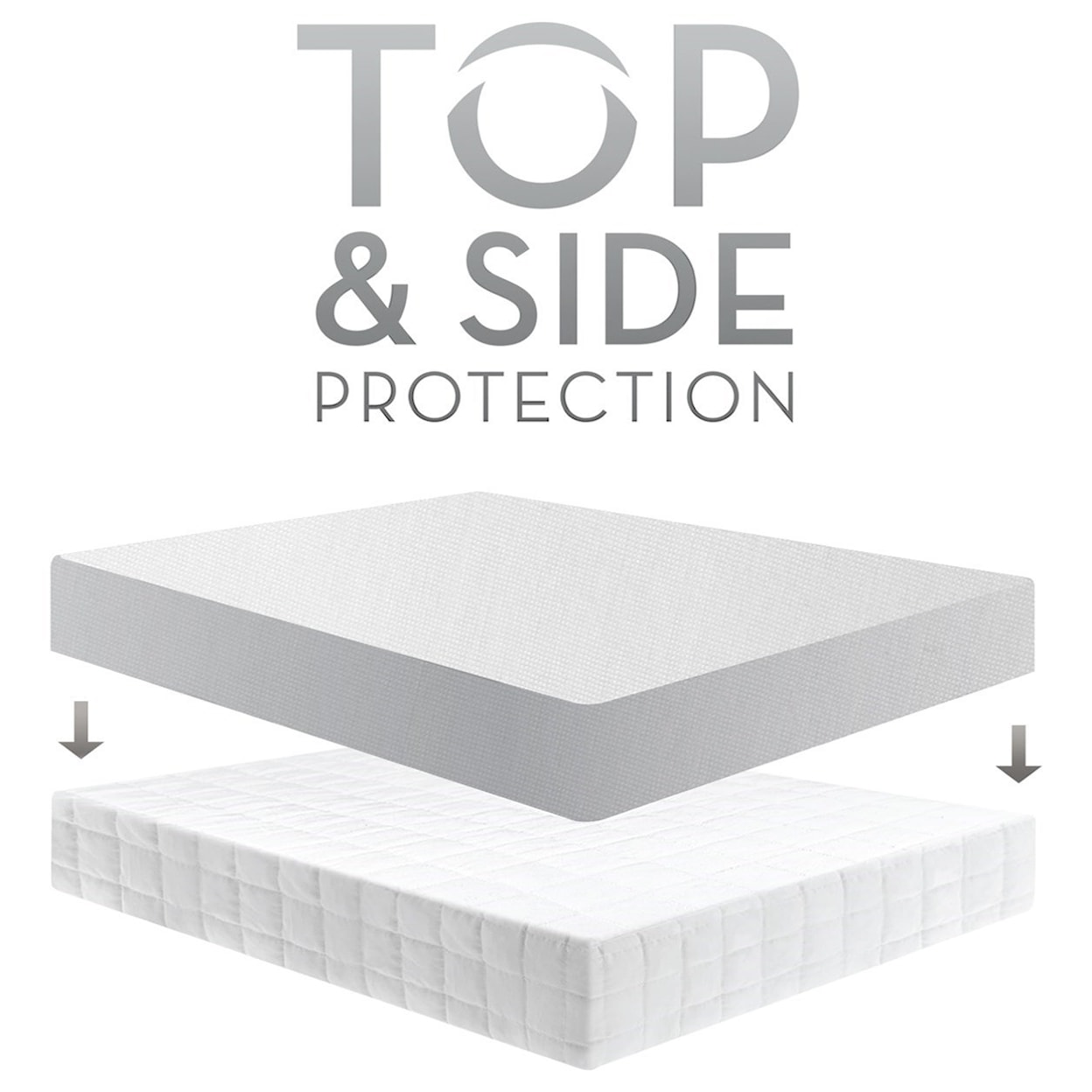 Malouf Five Sided Temp Control Full XL Five 5ided Mattress Protector