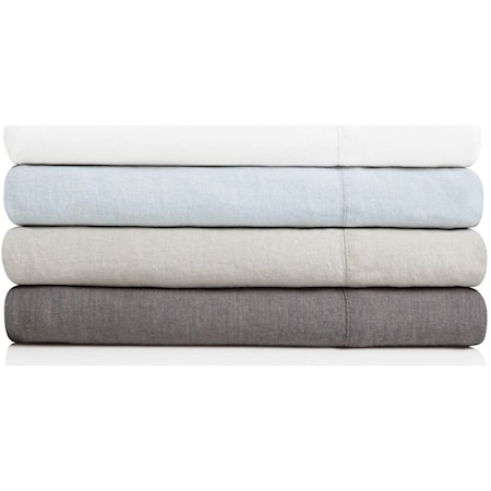 Cal King 100% French Linen Sheet Set