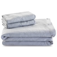 King 100% French Linen Duvet Set