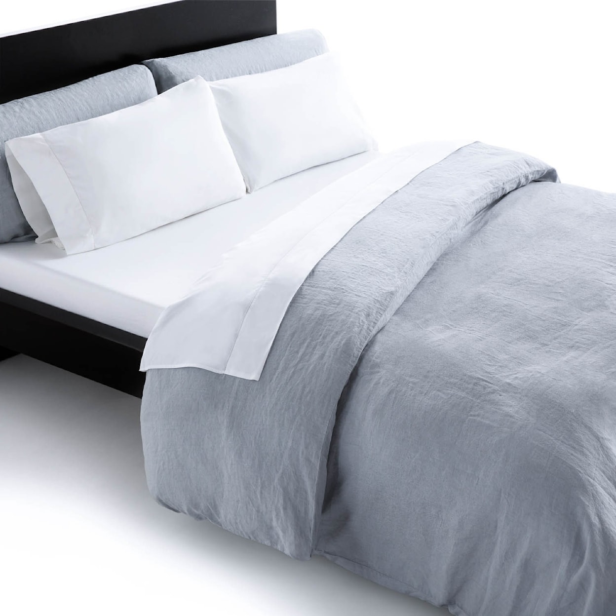 Malouf French Linen King 100% French Linen Duvet Set