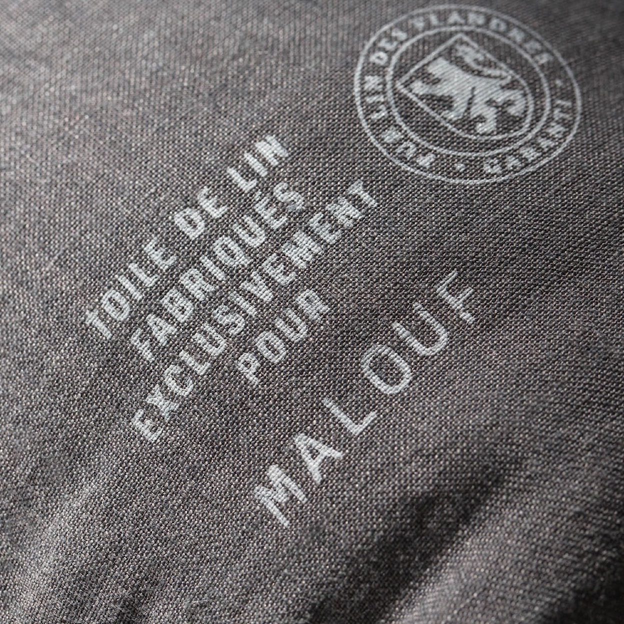 Malouf French Linen Queen 100% French Linen Pillowcase