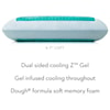 Malouf Gel Dough and Dual Z™ Gel King Gel Dough+Dual Z™ Gel High Loft Pillow