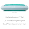 Malouf Gel Dough and Dual Z™ Gel Queen Gel Dough+Dual Z™ Gel High Loft Pillow